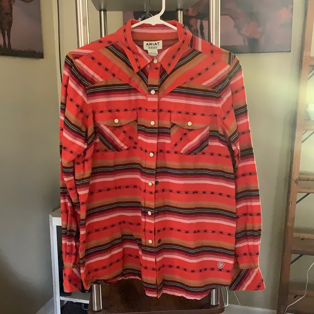 Ariat women’s button down sz m